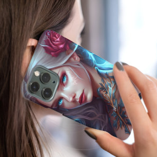 オールсファンタジー鮮やかな花かわいい妖精ネオン iPhone 11 ケース
