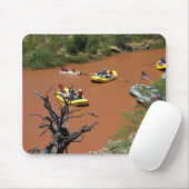 オールの動力筏がコロラド川に変わる マウスパッド (マウス)