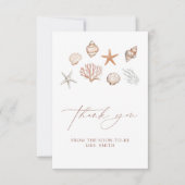 オールアイシーラブコーストブライダルシャワー サンキューカード (正面)