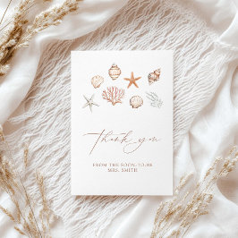 オールアイシーラブコーストブライダルシャワー サンキューカード