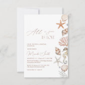 オールアイシーラブコーストブライダルシャワー 招待状 (正面)