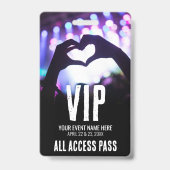 オールアクセスイベントVIP バッジ (裏面)