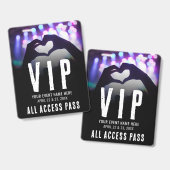 オールアクセスイベントVIP バッジ (正面&裏面)