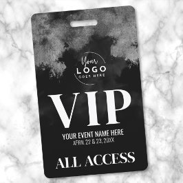 オールアクセス ロゴ ブラック ホワイト VIP バッジ