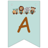 オールアボードトレインフェスタ子供の誕生日 バンティングフラッグ (第3の旗)