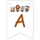 オールアボードトレインフェスタ子供の誕生日 バンティングフラッグ (第3の旗)