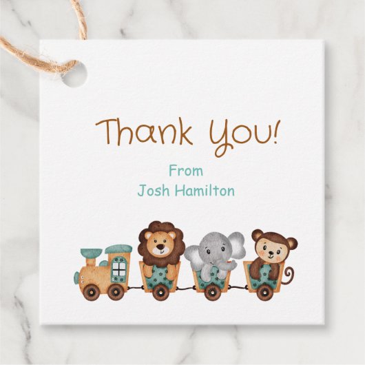 オールアボードトレインフェスタ子供の誕生日 フェイバータグ (正面)