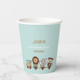 オールアボードトレインフェスタ子供の誕生日 紙コップ