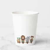 オールアボードトレインフェスタ子供の誕生日 紙コップ (裏面)