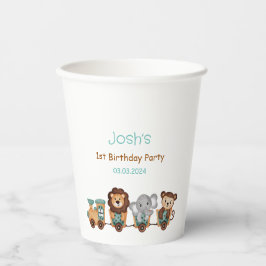 オールアボードトレインフェスタ子供の誕生日 紙コップ