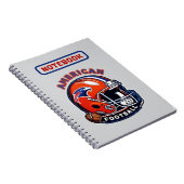 オールアメリカゲームデイビベス – ヴィンテージヘルメットスタイル ノートブック (右側)