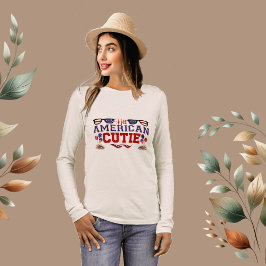 オールアメリカンかわいこちゃんスターストライプズ&赤白青 トライブレンドＴシャツ