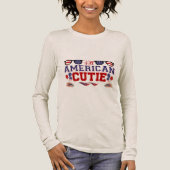 オールアメリカンかわいこちゃんスターストライプズ&赤白青 トライブレンドＴシャツ (正面)