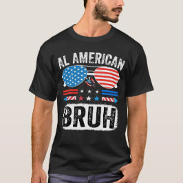 オールアメリカンなBruh パロディ アメリカ愛Tシャツ USA Tシャツ