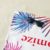 オールアメリカンのシックなサンダー_コーブ ビーチタオル (インサイチュ)