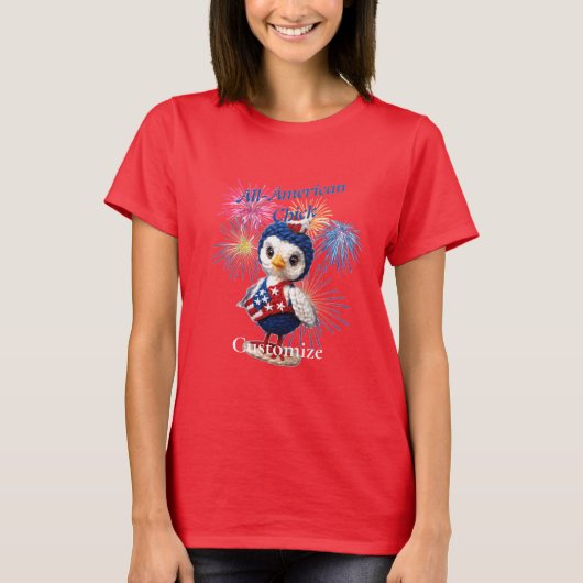 オールアメリカンのシックなサンダー_コーブ Tシャツ (正面)