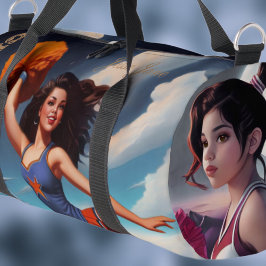 オールアメリカンガールチアリーティングダッフェルバッグ ダッフルバッグ