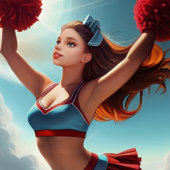 オールアメリカンガールチアリーティングダッフェルバッグ ダッフルバッグ