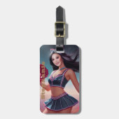 オールアメリカンガール応援バックパック荷物タグ ラゲッジタグ (正面縦)