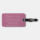 オールアメリカンガール応援バックパック荷物タグ ラゲッジタグ (裏面横)