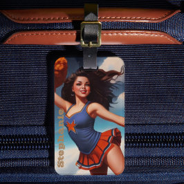 オールアメリカンガール応援バックパック荷物タグ ラゲッジタグ