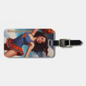 オールアメリカンガール応援バックパック荷物タグ ラゲッジタグ (正面横)