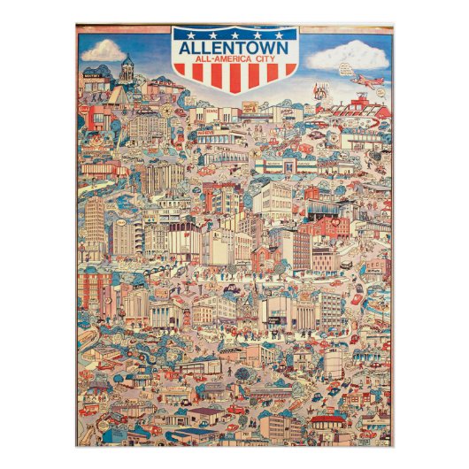 オールアメリカンシティ オールentown 1976 ポスター (正面)