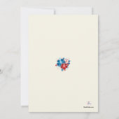 オールアメリカンハイビスカス招待状 招待状 (裏面)