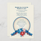 オールアメリカンハイビスカス招待状 招待状 (正面/裏面)