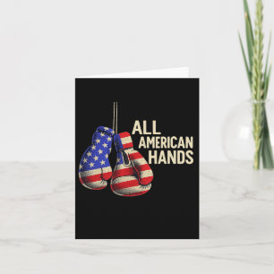 オールアメリカンハンズボクシンググローブ – Patriotic Usa F カード