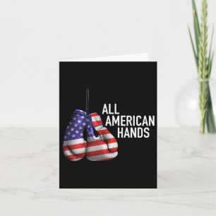 オールアメリカンハンズボクシンググローブ – Patriotic Usa F カード