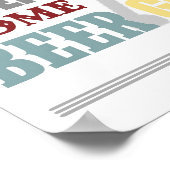 オールアメリカンバックヤードバーベキュータイポグラフィポスター ポスター (角)