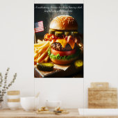 オールアメリカンバーガーブリス24x36 ポスター (キッチン)