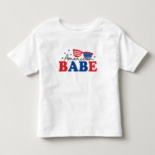 オールアメリカンビューティー - 愛国心あふれる子供用Tシャツ トドラーTシャツ