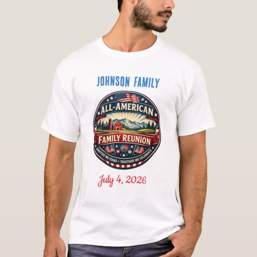 オールアメリカンファミリーテイ Tシャツ (正面)