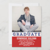 オールアメリカンフォト卒業パーティー招待状 招待状 (正面)