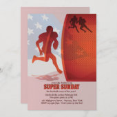 オールアメリカンフットボール招待状 招待状 (正面/裏面)