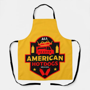 オールアメリカンホットドッググルメエプロン エプロン