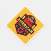 オールアメリカンホットドッググルメナプキン スタンダードランチョンナプキン (角)