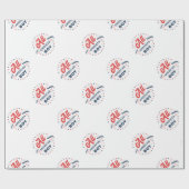 オールアメリカンボーイバッジ ラッピングペーパー (フラット)