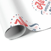 オールアメリカンボーイバッジ ラッピングペーパー (ロールコーナー)