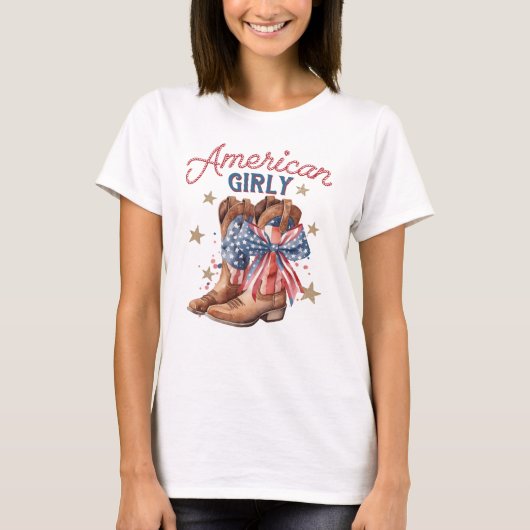 オールアメリカンママカウガールコケット Tシャツ (正面)