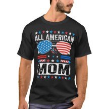 オールアメリカンママ 愛国アメリカンママTシャツ