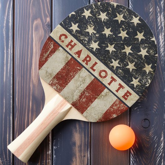 オールアメリカンレトロ名 卓球ラケット