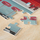 オールアメリカン・ディナーレトロポスター ジグソーパズル (側面)