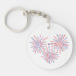 オールアメリカン・花火 キーチェーン