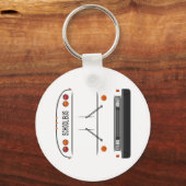 「オールアメリカンRE」スクールバスキーチェーン キーホルダー (正面)