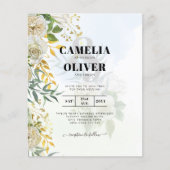 オールイエレガントンワンホワイトローゼボタニカル結婚ズ (正面)