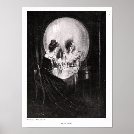 オールイズバニティアートプリント ポスター (正面)