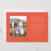 オールイズ明るいレトロレッド数々のフォトホリデーカード シーズンカード (裏面)